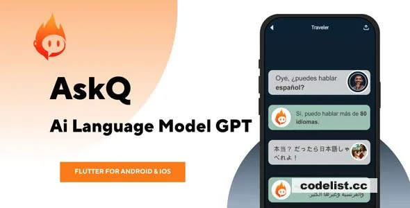 AskQ - Ai Language Model GPT - Flutter